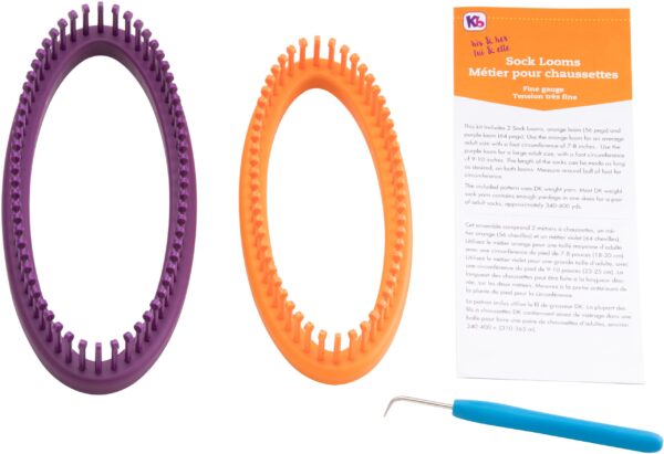 Knitting Board - Sokken loom voor hem en haar - Sock Looms - Afbeelding 2