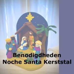 Benodigdheden Noche Santa Kerststal - Durable Coral