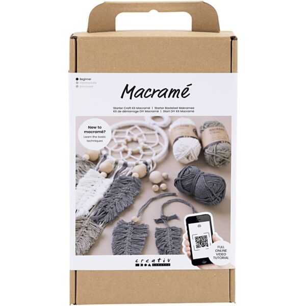 41477 Creativ Company Starter Hobbyset Macramé