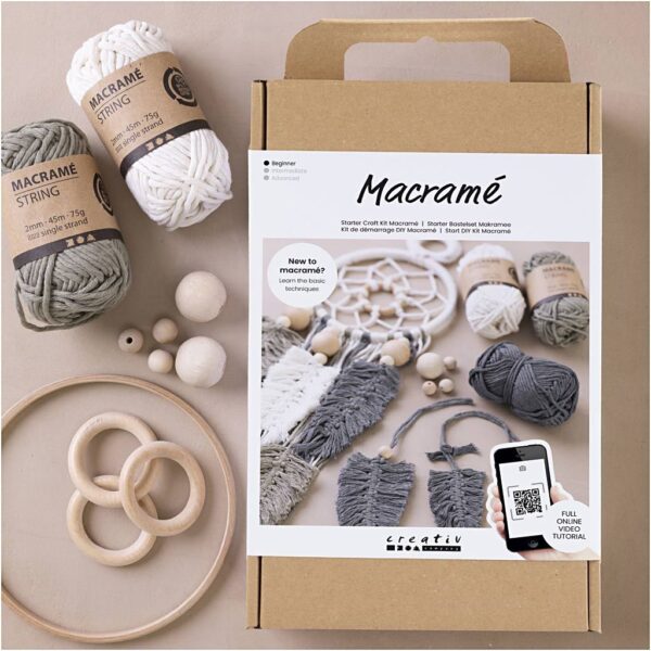 41477 Creativ Company Starter Hobbyset Macramé - Afbeelding 6
