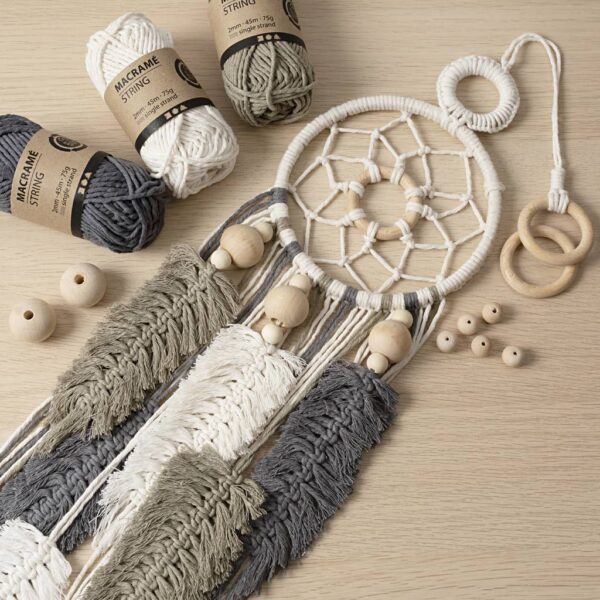 41477 Creativ Company Starter Hobbyset Macramé - Afbeelding 7
