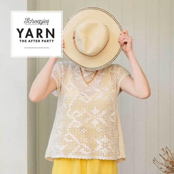 YARN The After Party nr.149 Gentle Breeze Filet Top - Afbeelding 5