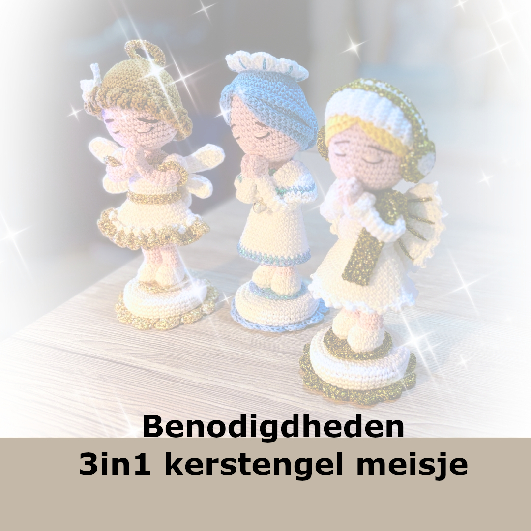 Benodigdheden 3in1 Kerstengel meisje Coral