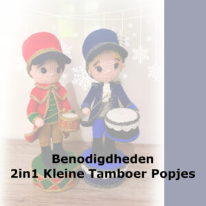 Benodigdheden 2in1 Kleine Tamboer Popjes Coral
